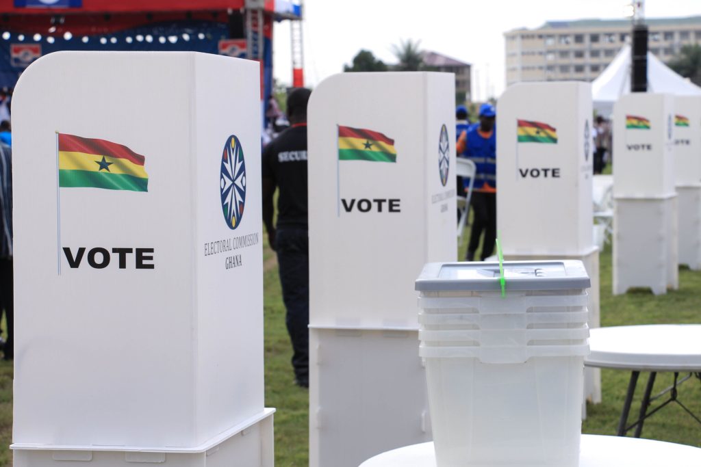 Ghana Election Voters Ballot Boxes